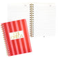 Sorority Stripe Notebook