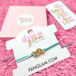 Sorority Gold Letter Cinch Bracelet