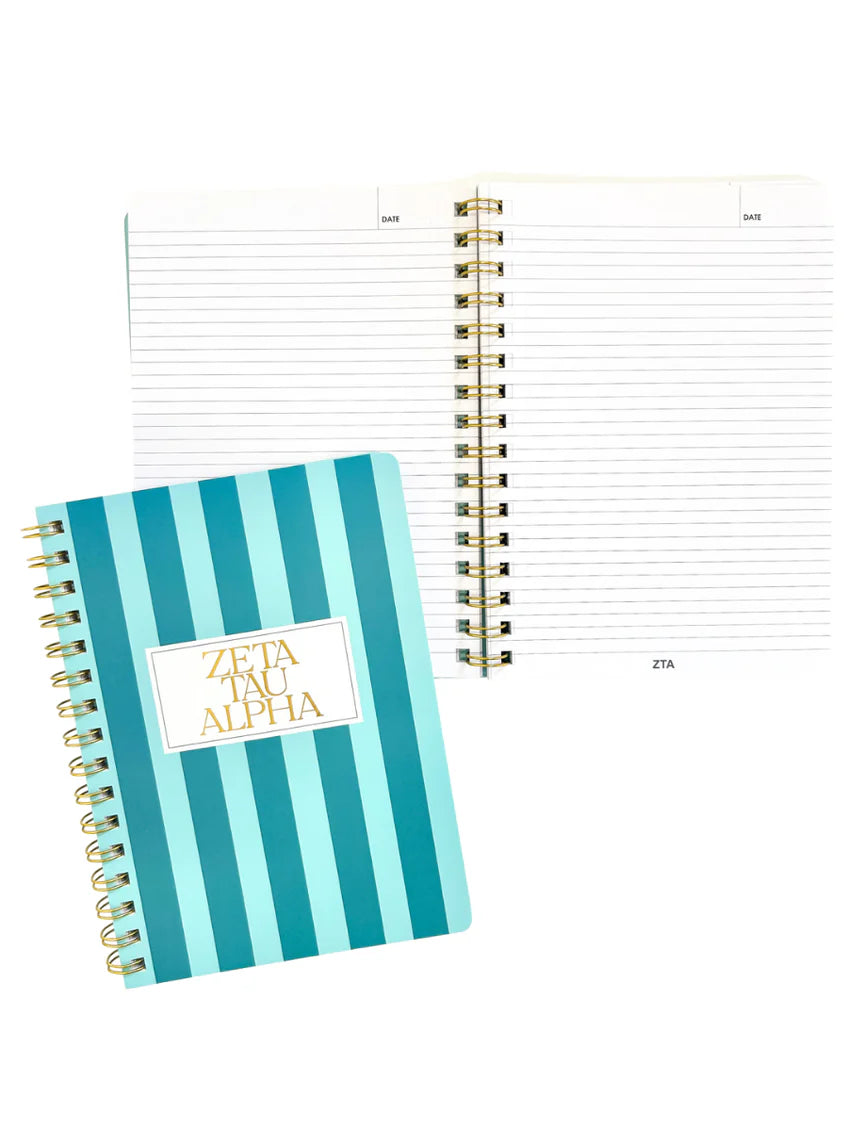 Sorority Stripe Notebook