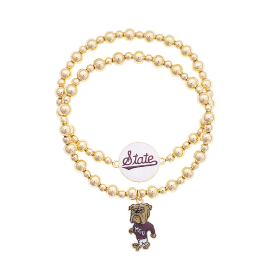 State Beaded Bracelet Set