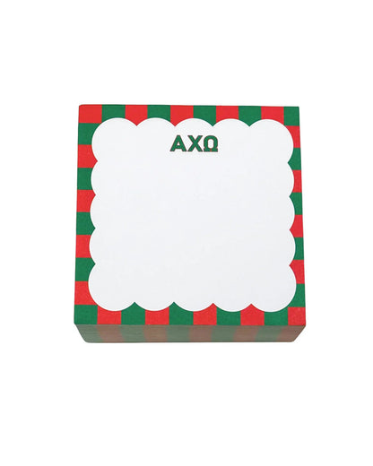 Sorority Scalloped Note Cube