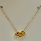 Sorority Bubble Letter Necklace