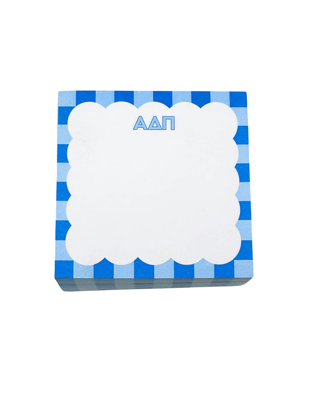 Sorority Scalloped Note Cube