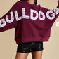 Bulldogs Balloon Sleeve Pullover