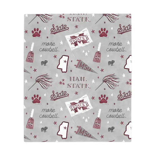 Mississippi State Flannel Fleece Blanket