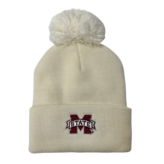 M Banner Satin Lined Beanie