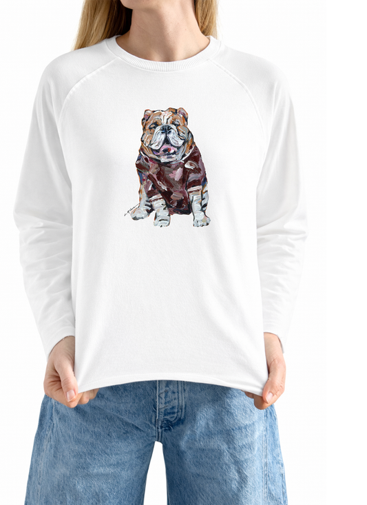 Maroon Bulldog Edgy Long Sleeve
