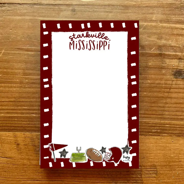 Starkville Dash Border Notepad