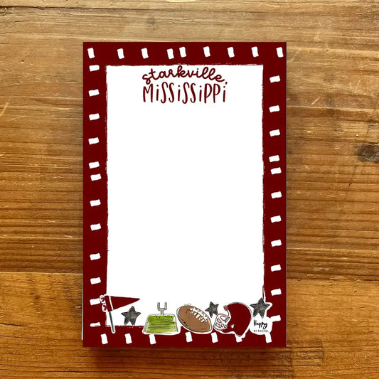 Starkville Dash Border Notepad