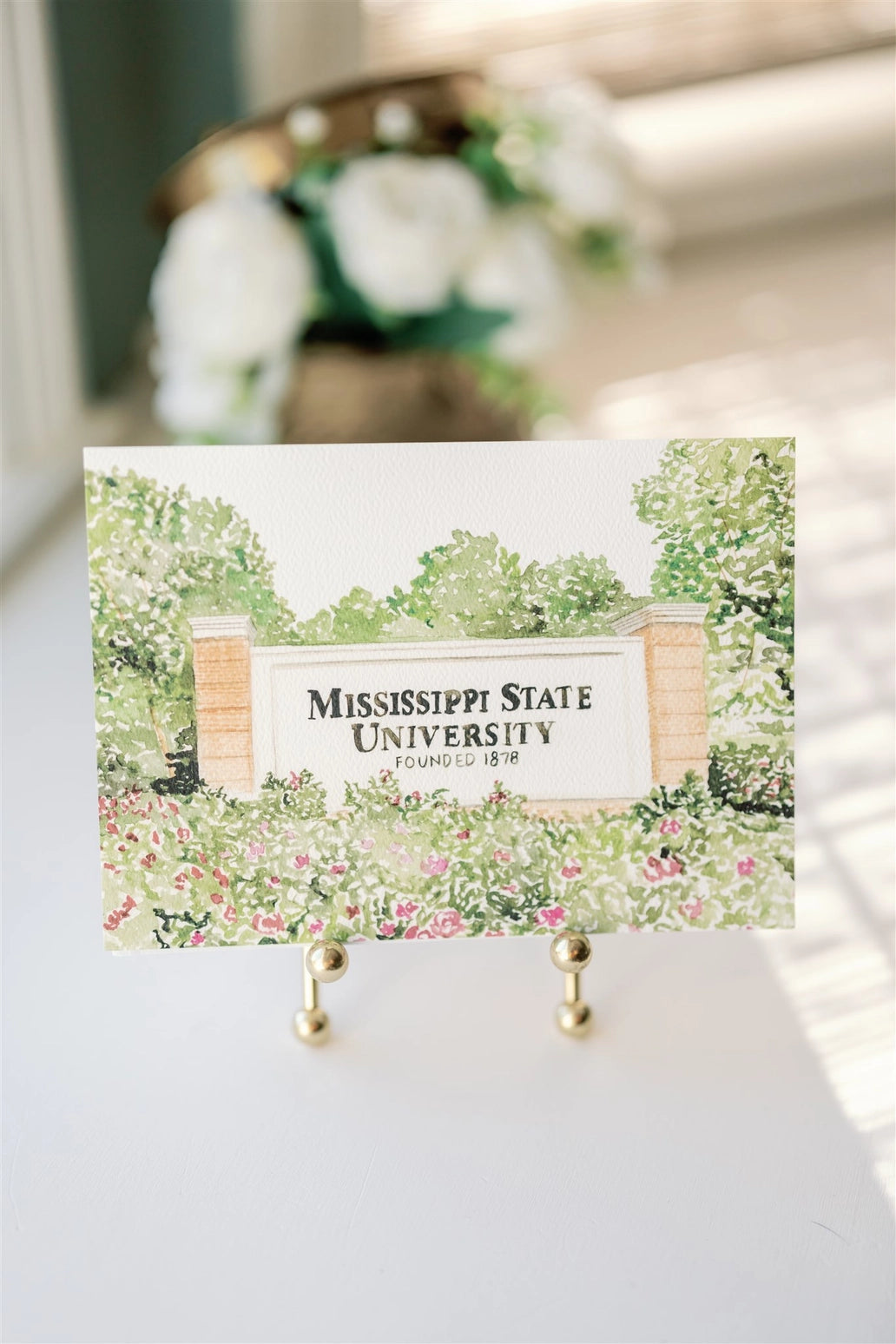 MSU Watercolor Collegiate Print