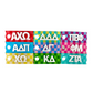 Sorority Tumbler Lid Tag