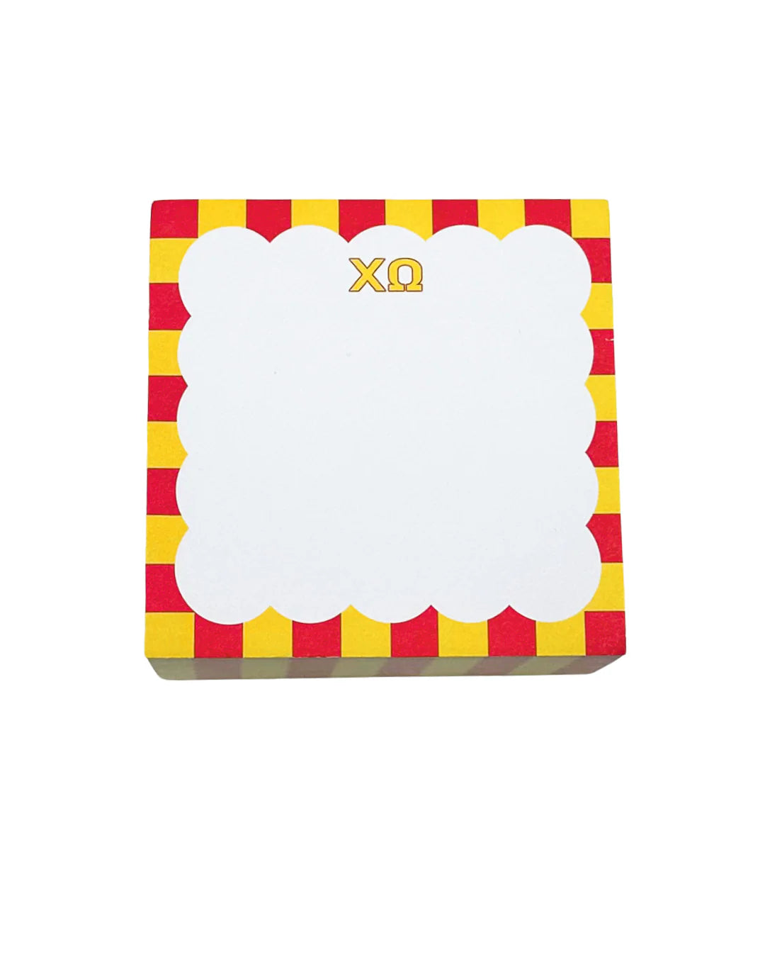 Sorority Scalloped Note Cube