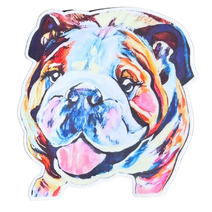 Happy Bulldog Decal