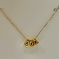 Sorority Bubble Letter Necklace