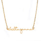 Sorority Script Necklaces