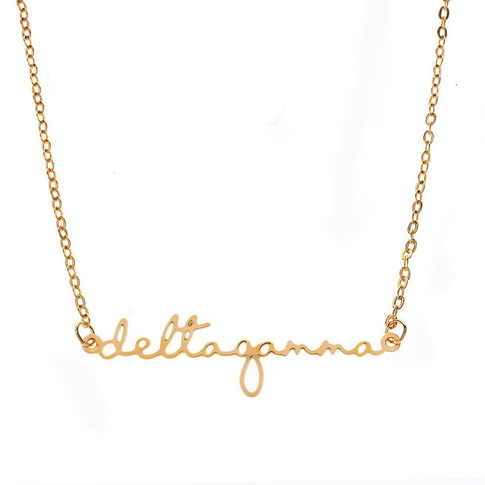 Sorority Script Necklaces