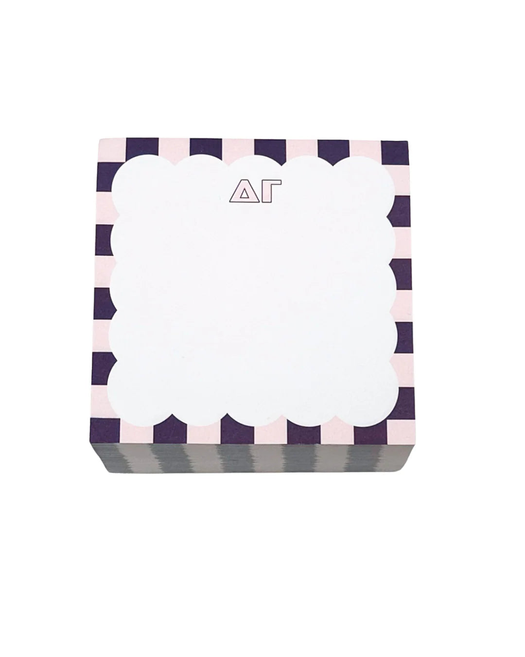 Sorority Scalloped Note Cube