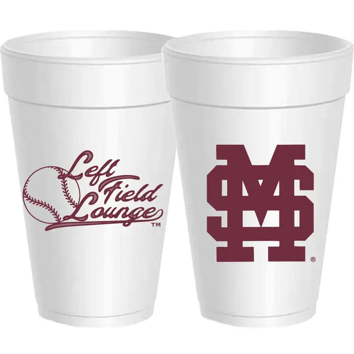 Left Field Lounge Styrofoam Cups