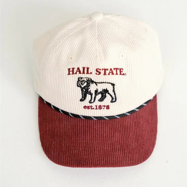 Hail State Corduroy Hat