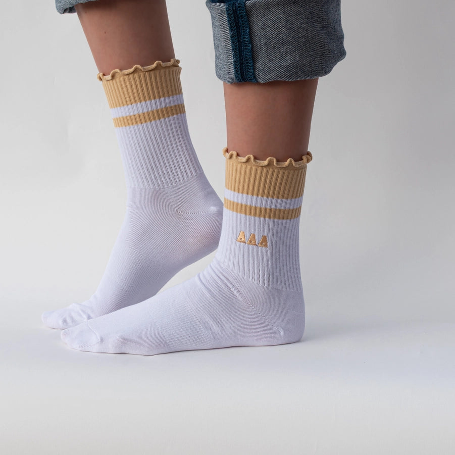 Sorority Lettuce Edge Socks