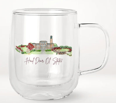 MSU Landmark Glass Mug