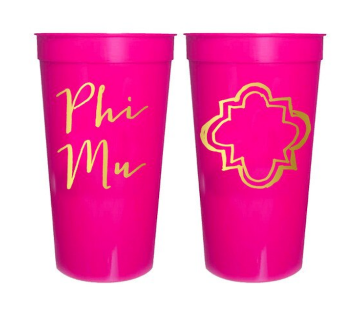 Large Sorority Stadium Cups