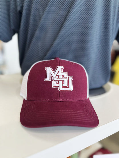 Interlocking MSU Trucker Hat