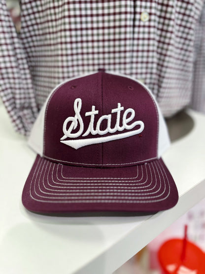 State Script Hats State Script Richardson Hat – University Screenprint Inc