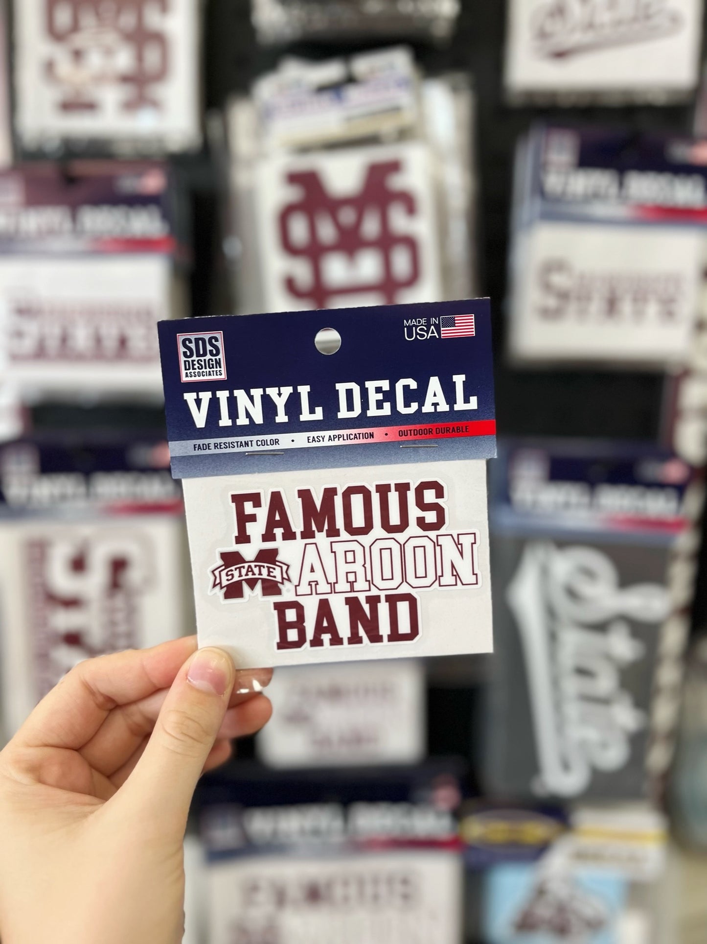 Famous Maroon Band Decal