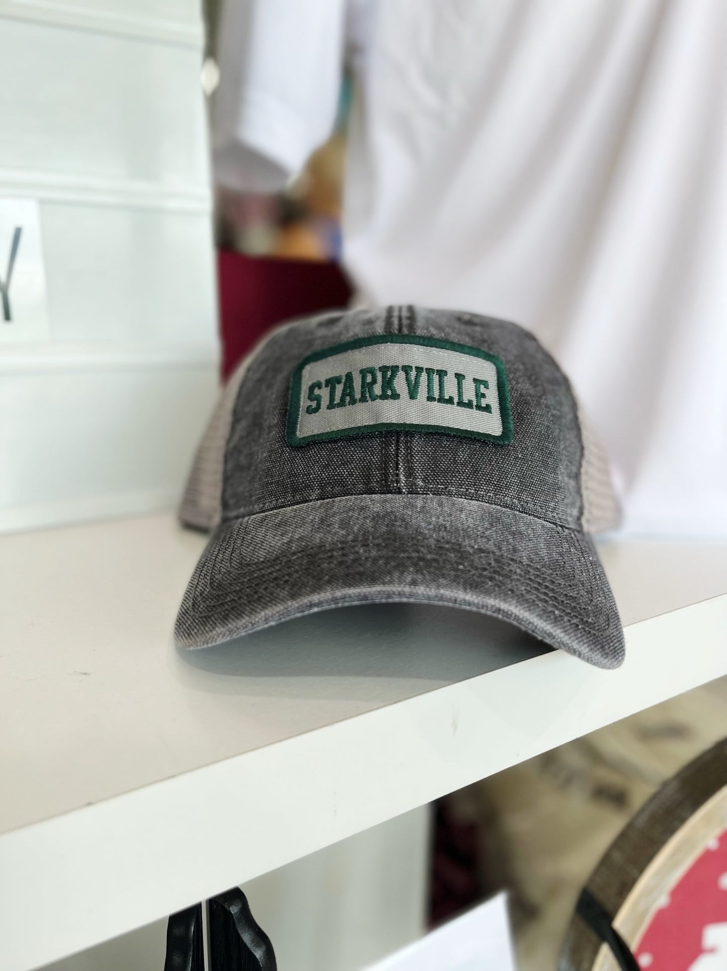 Charcoal Starkville Patch Trucker Hat
