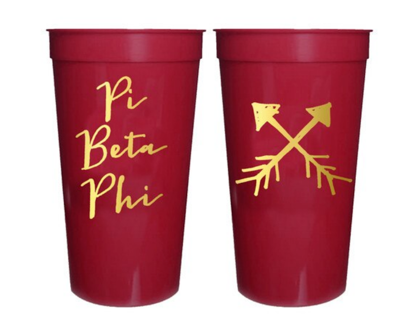 Large Sorority Stadium Cups