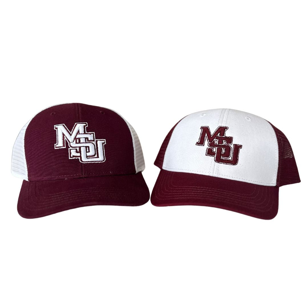 Interlocking MSU Trucker Hat