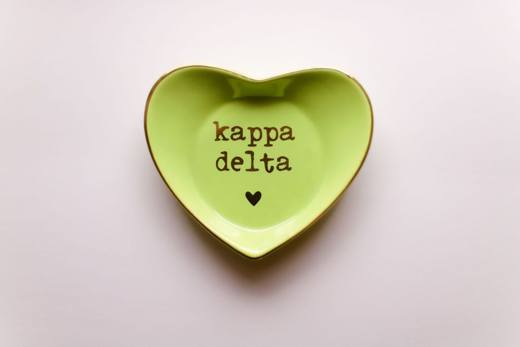 Sorority Heart Ring Dishes