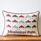 Watercolor Tailgate Tents Pillow