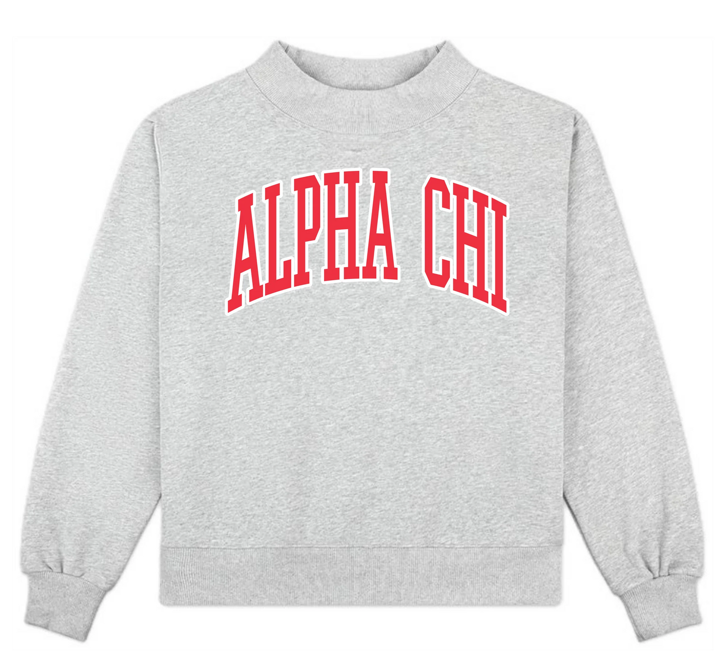 Sorority Mock Neck Sweatshirt