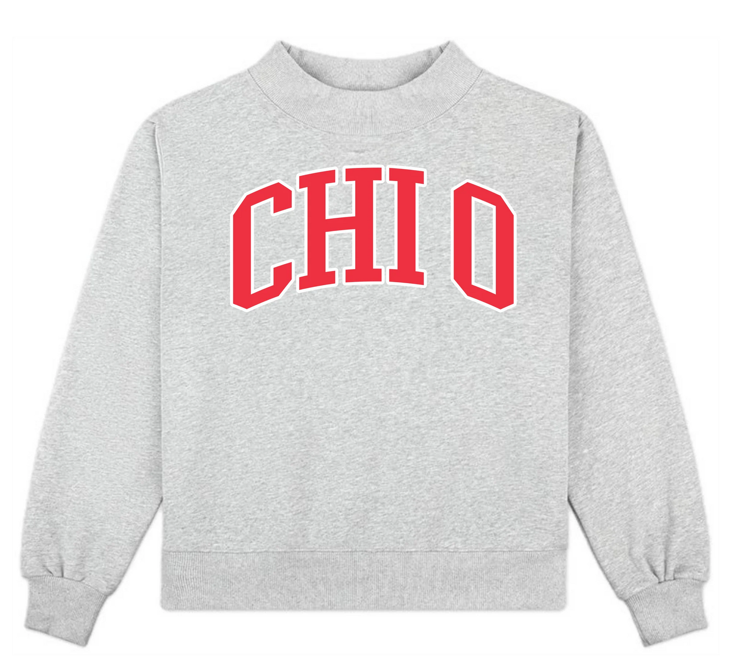 Sorority Mock Neck Sweatshirt