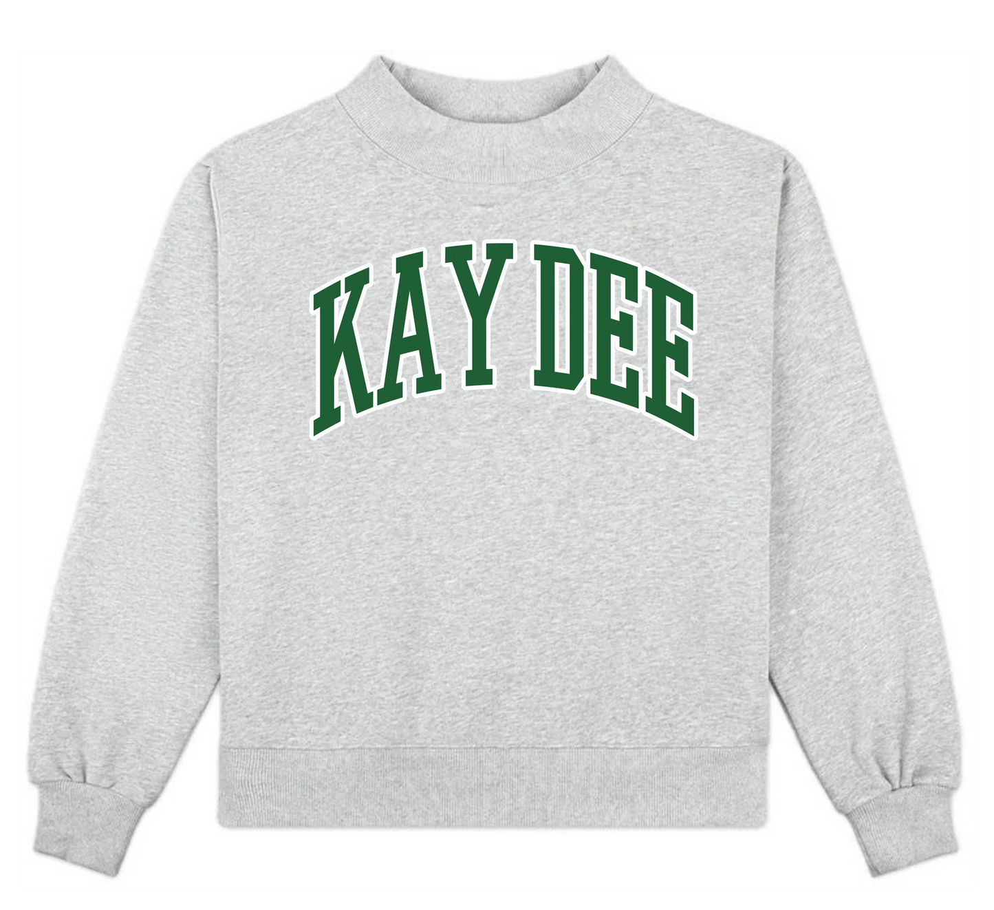 Sorority Mock Neck Sweatshirt
