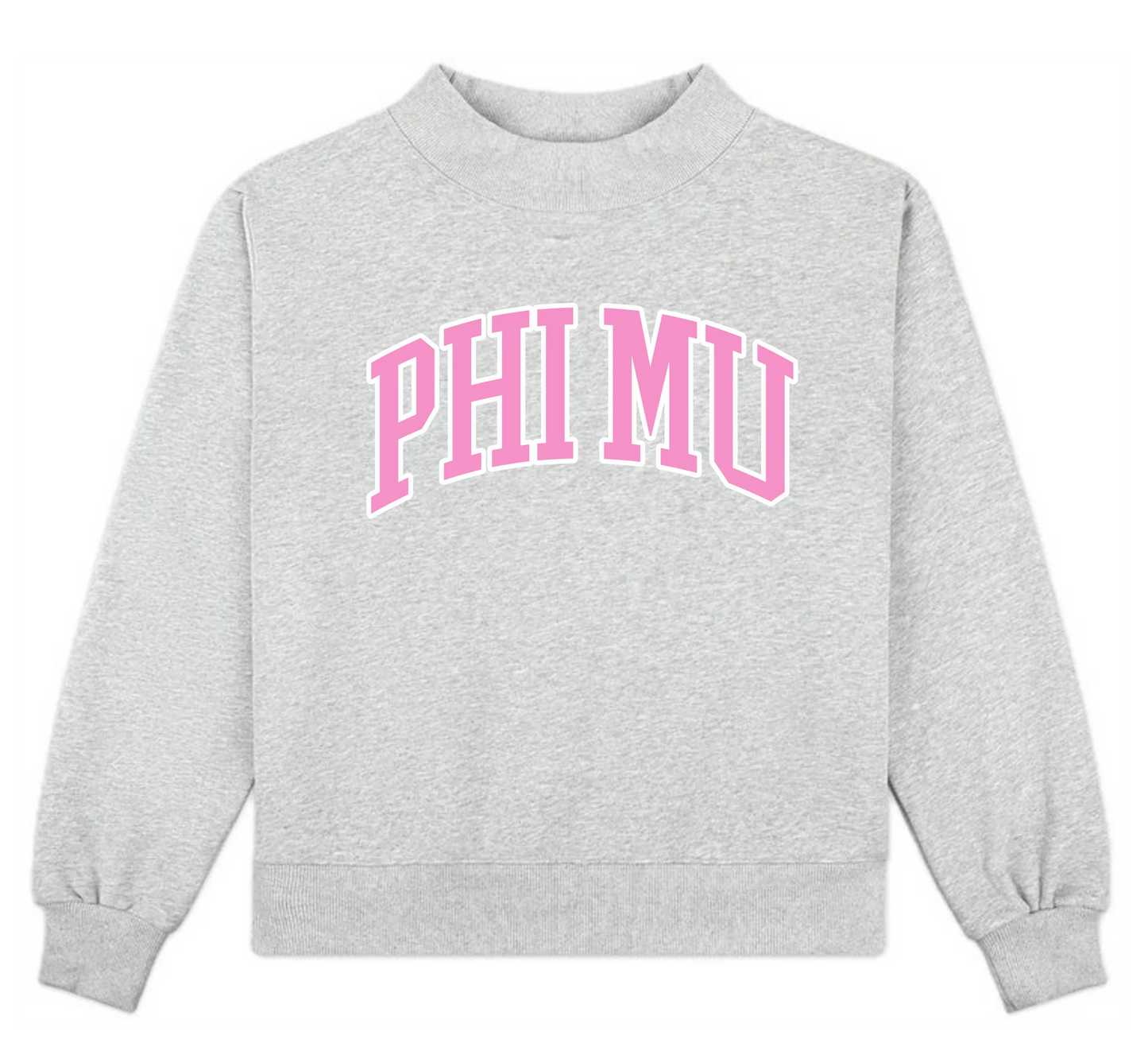 Sorority Mock Neck Sweatshirt