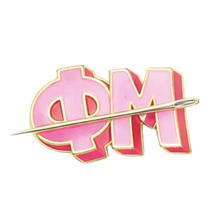 Sorority Bubble Letter Needle Minder