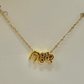 Sorority Bubble Letter Necklace