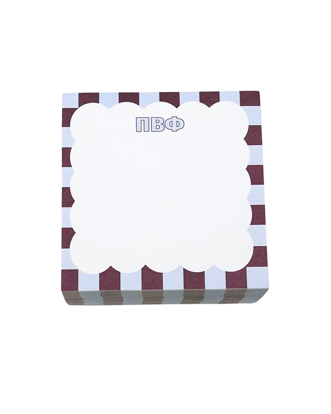 Sorority Scalloped Note Cube