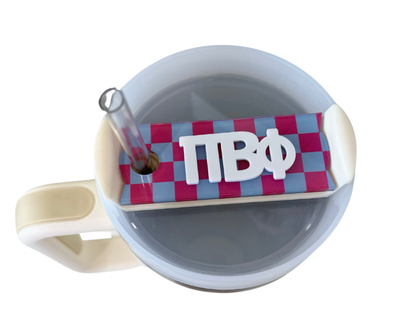 Sorority Tumbler Lid Tag