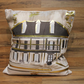 Sorority Gold Foil House Pillow