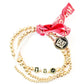 Gold Sorority Bracelet Stack
