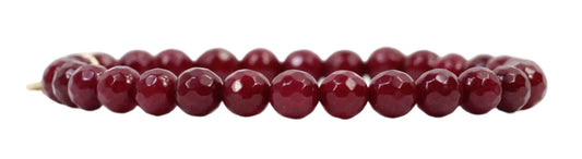 Maroon Beaded Bracelet
