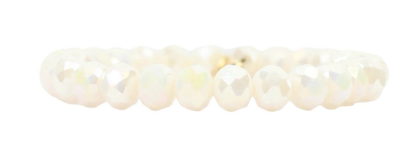 White Beaded  Bracelet
