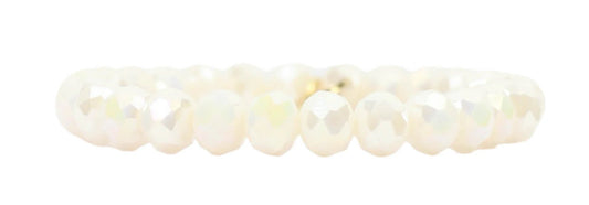 White Beaded  Bracelet