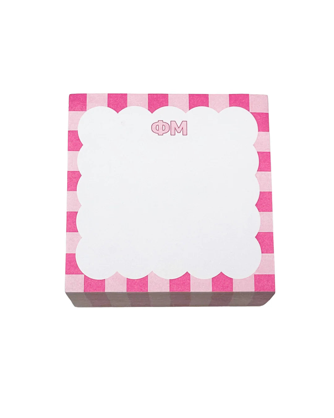 Sorority Scalloped Note Cube