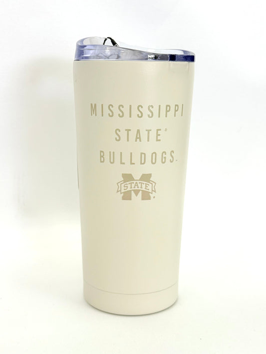 Tan 20 oz Mississippi State Tumbler