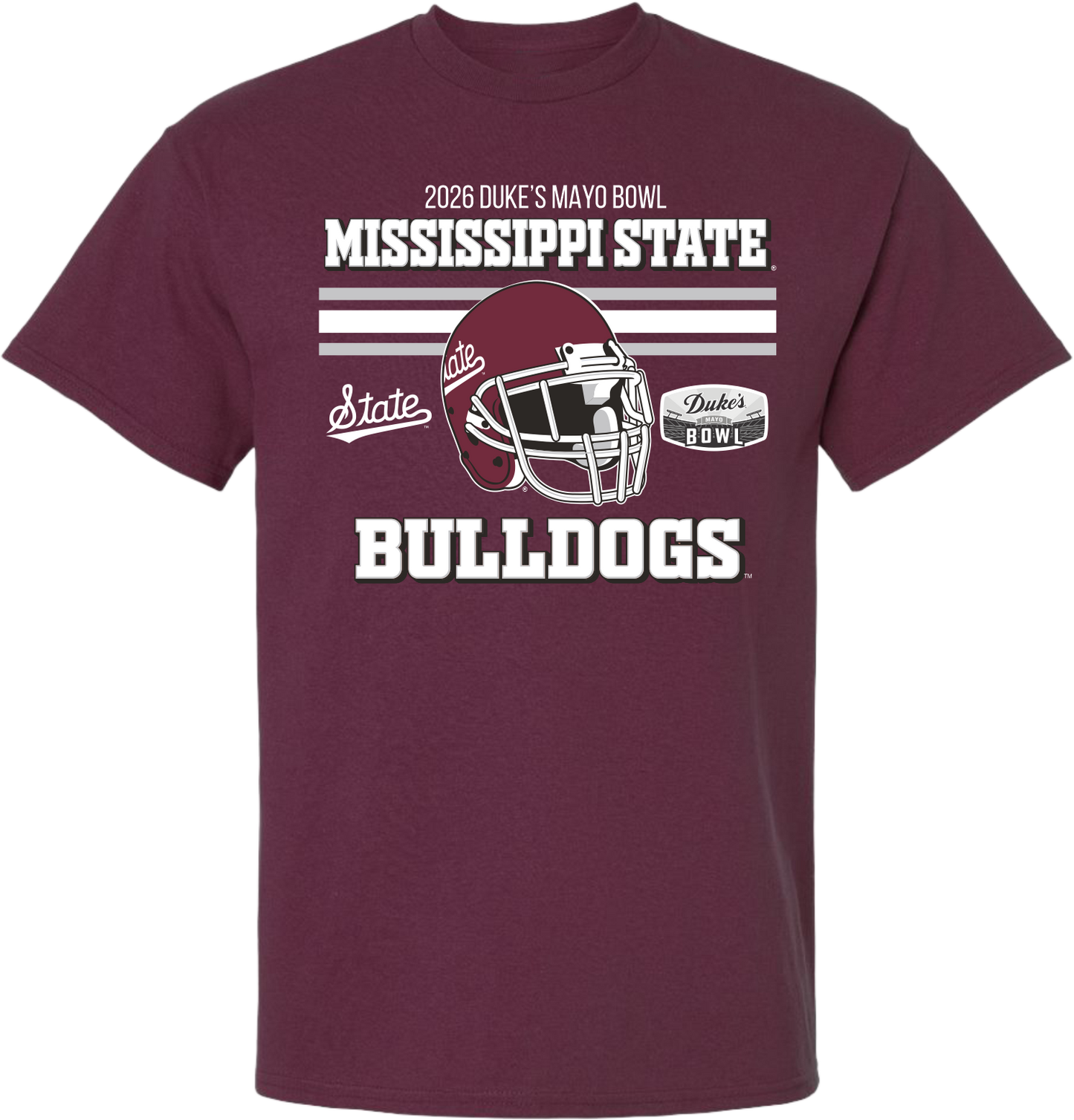Maroon Mayo Bowl Tee